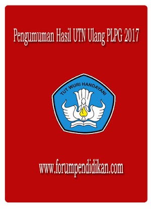Pengumuman Hasil UTN Ulang PLPG 2017
