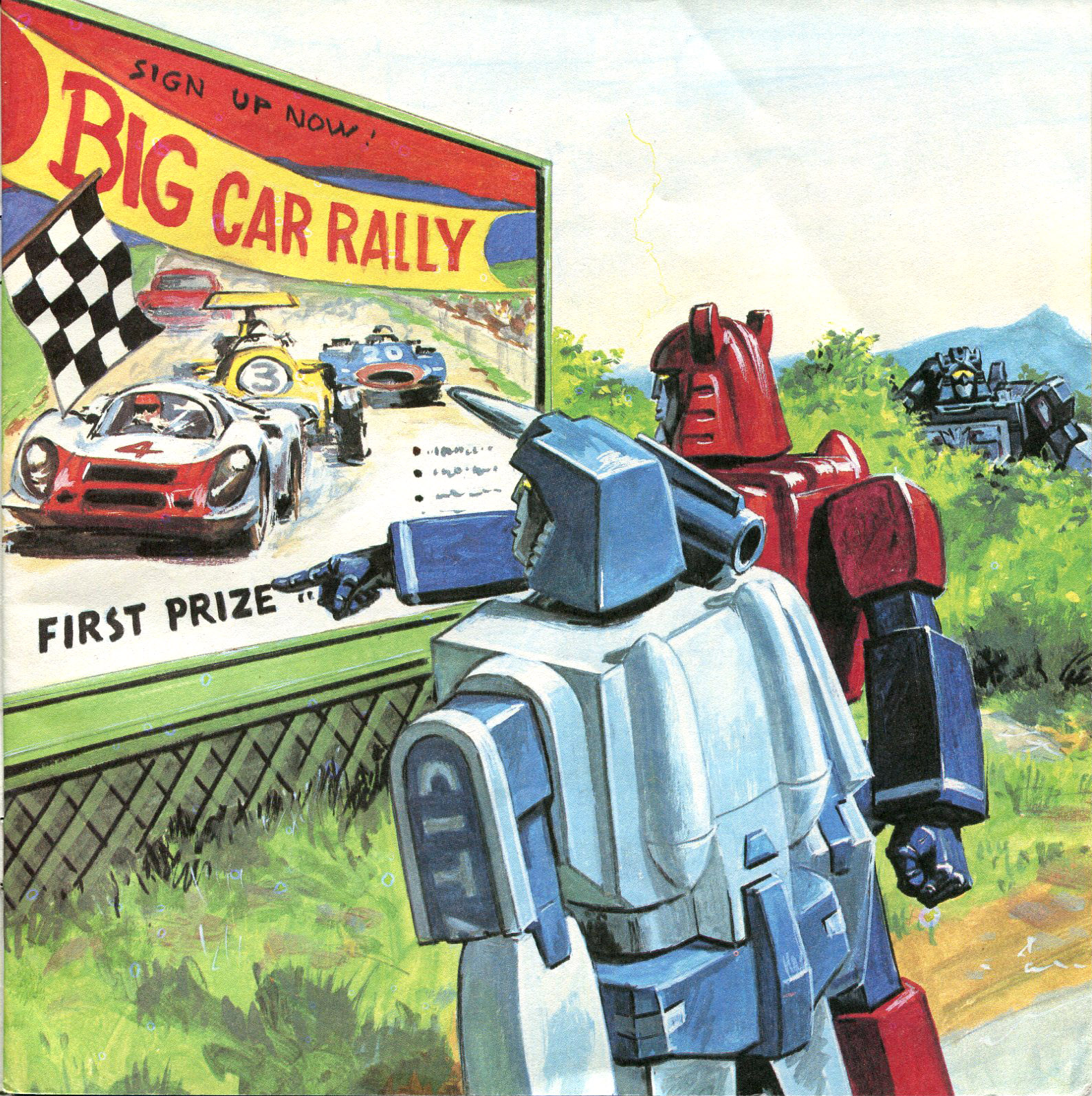Read online The Transformers: The Great Car Rally comic -  Issue # Full - 6