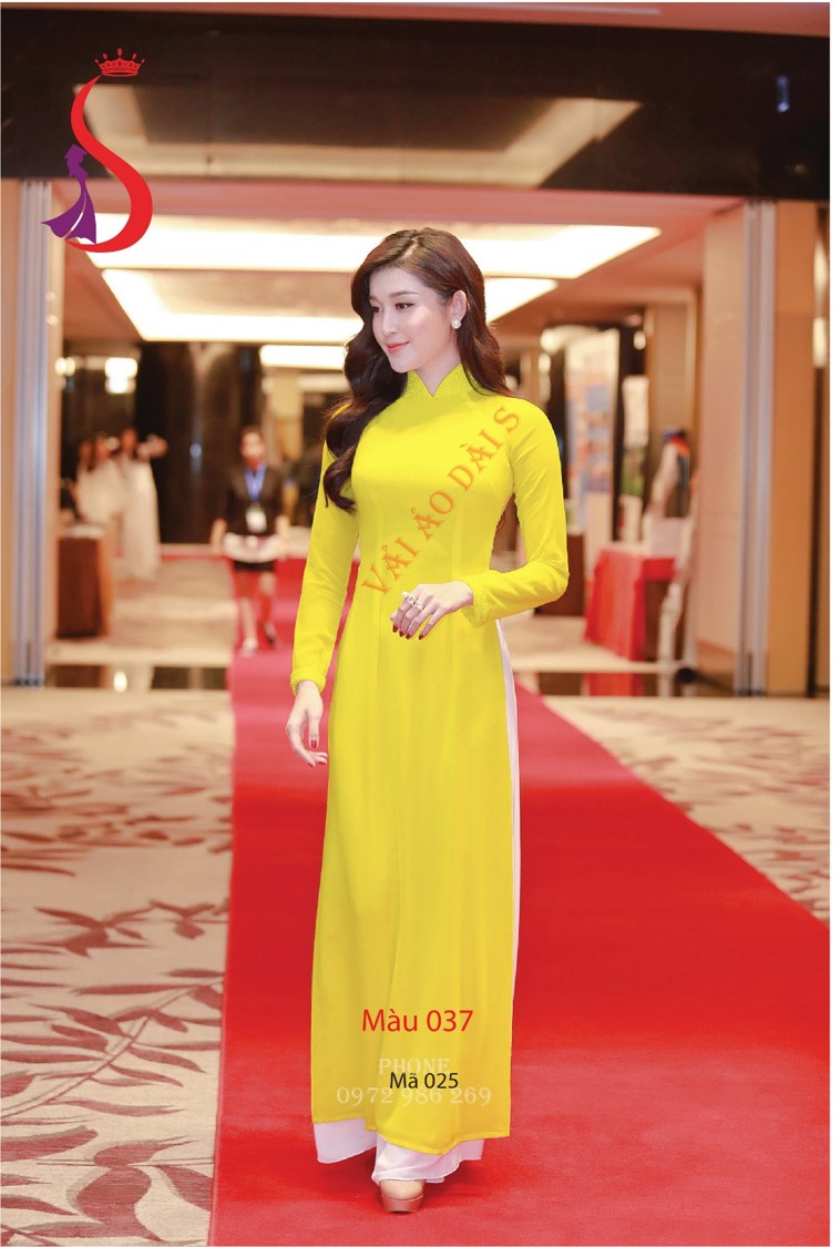 VẢI ÁO DÀI THÁI TUẤN TRƠN VỚI 106 MÀU TỔNG HỢP Vải Áo Dài S