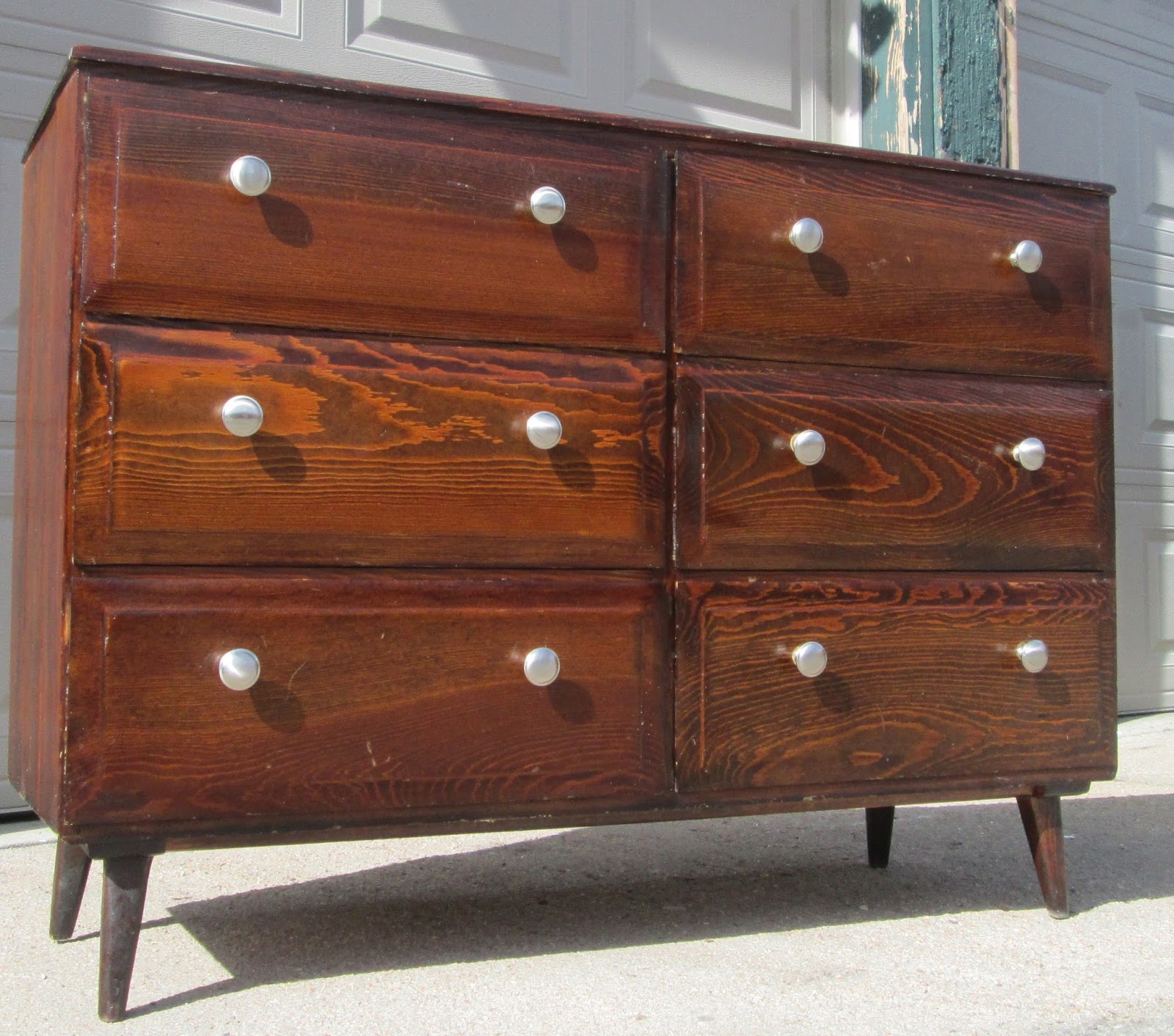 BoHO Chic Vintage Pine Dresser 1960's All Wood Lightweight SOLD