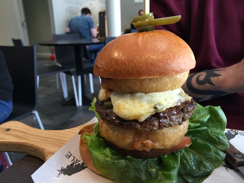 Angus and Ale burger - may differ from Aberdeen Restaurant week menu