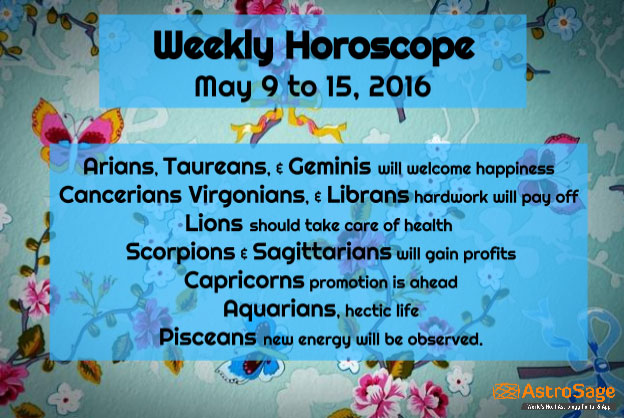 Weekly Horoscope for this week is here.