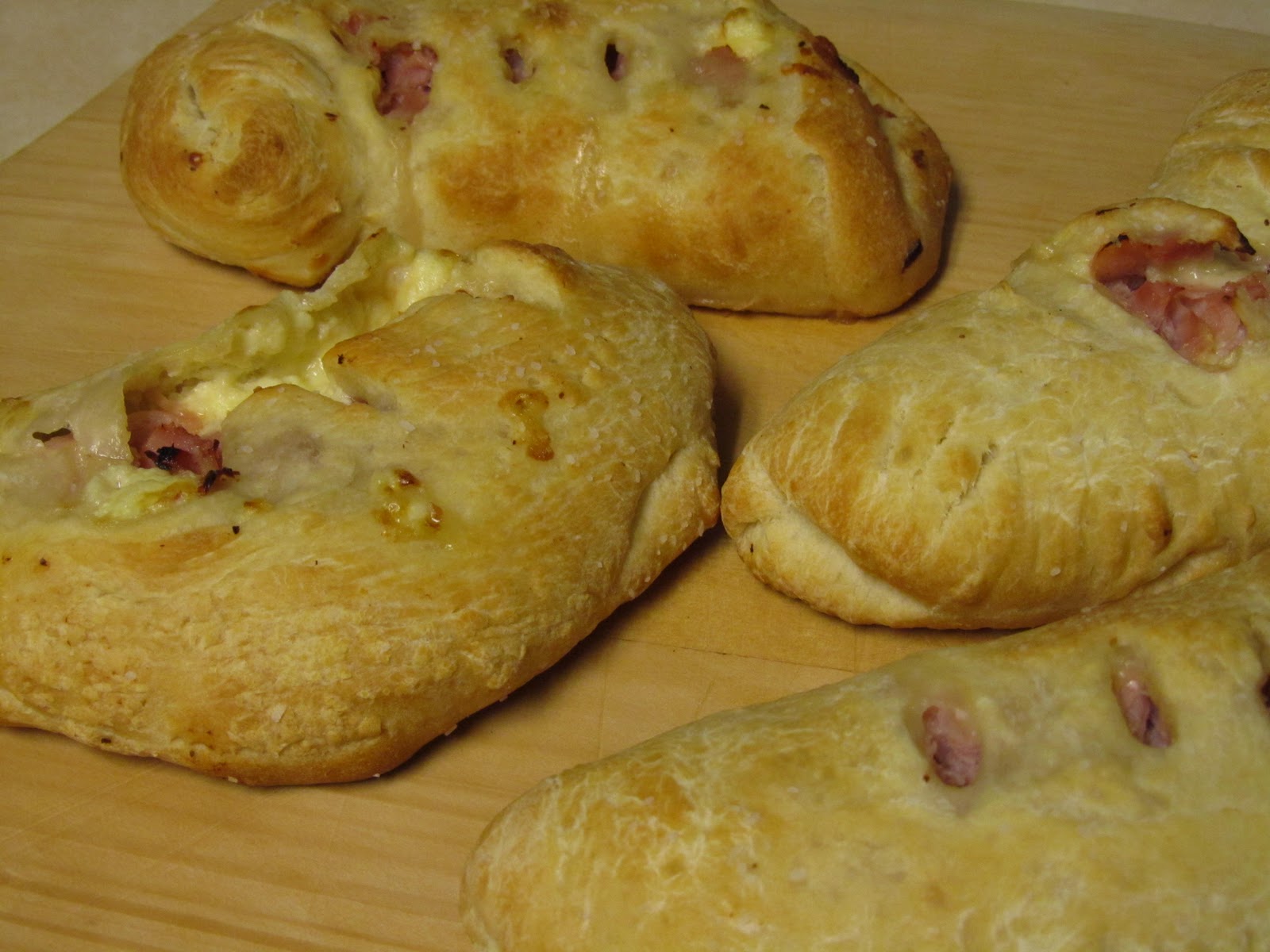 Corey's Kitchen The Kathy Peavy Ricotta and Ham Calzone