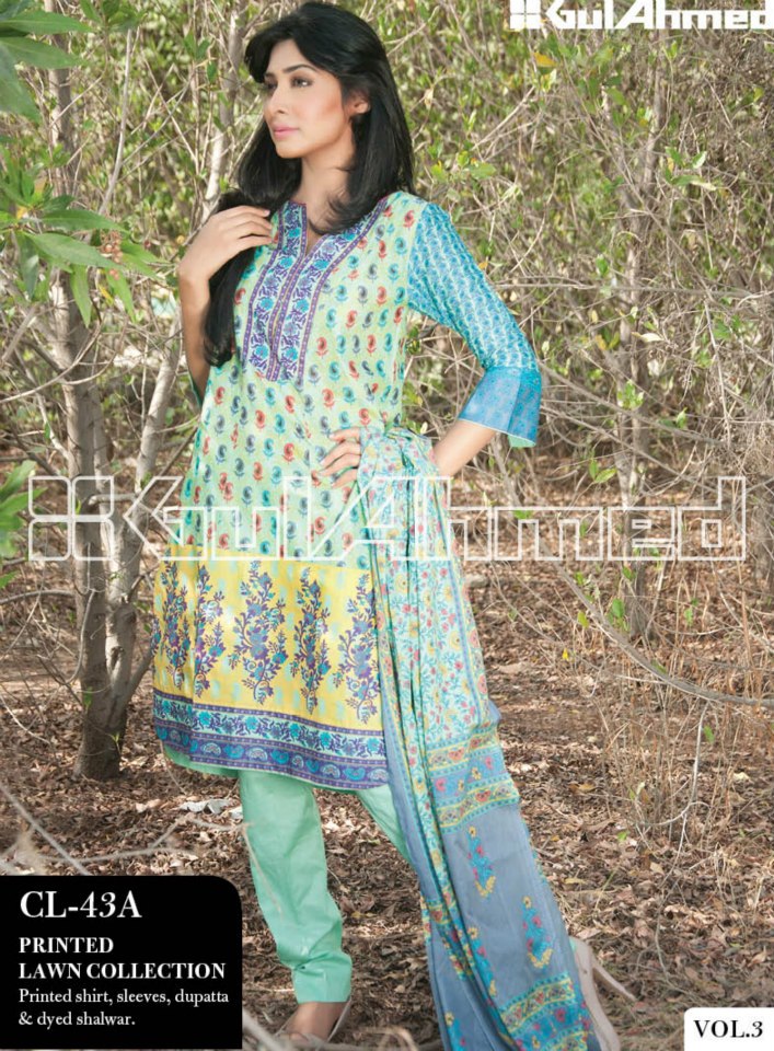 Gul Ahmed Ideas The Original Lawn Collection 2013 Vol3