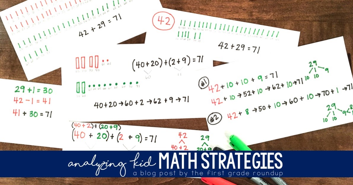 Analyzing Math Problem Solving Strategies - Firstgraderoundup