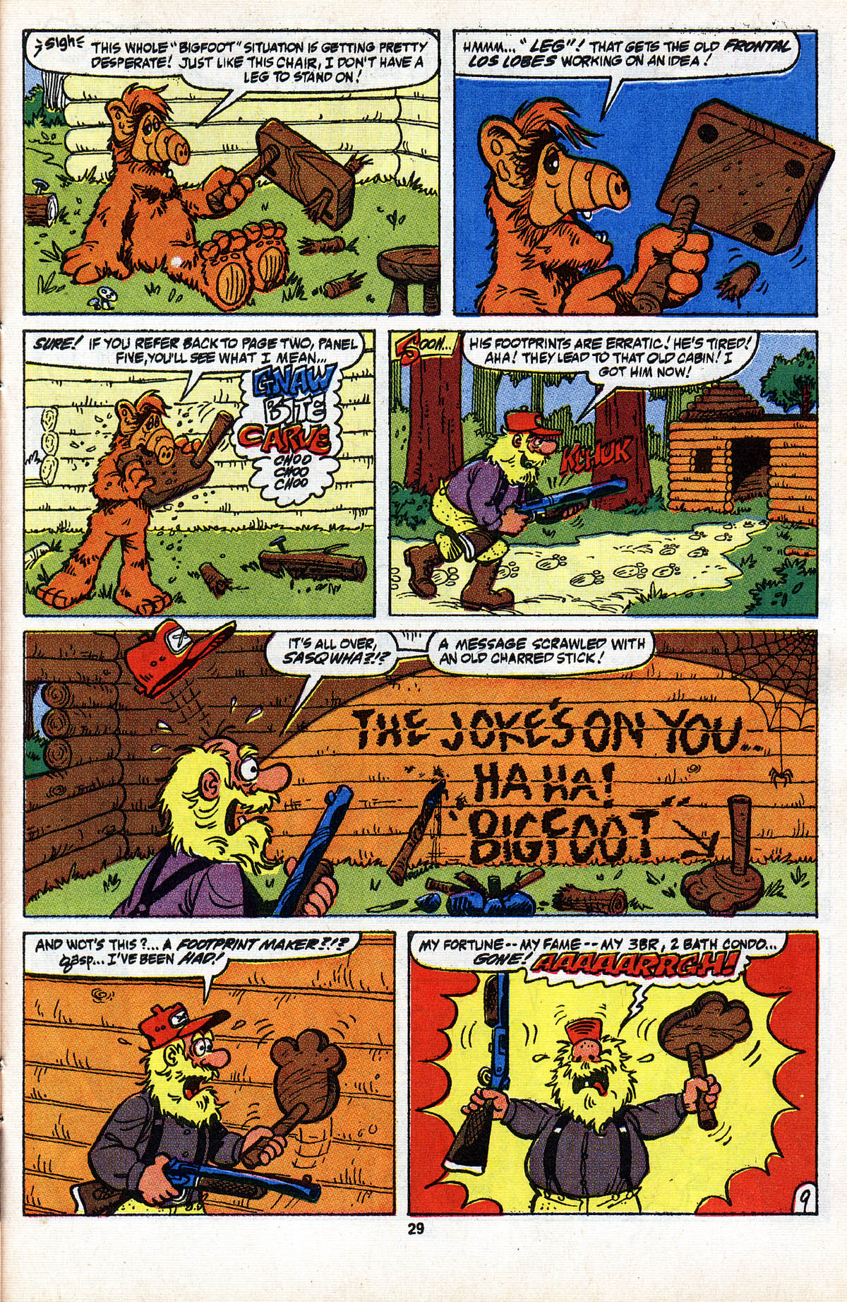 Read online ALF comic -  Issue #28 - 31