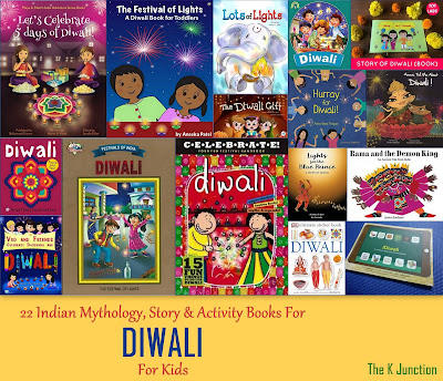 22 Indian Mythology story activity Books For diwali Festival For Children kids the k junction
