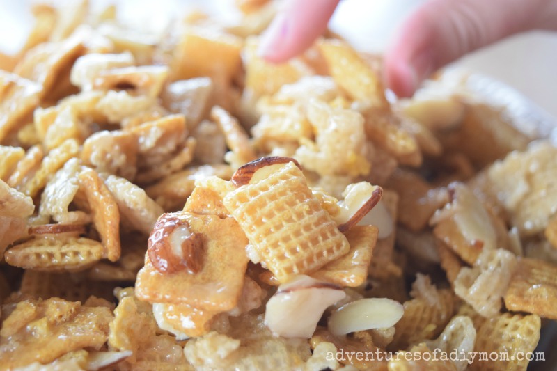 Golden Graham Chex Mix A Sweet and Sticky Irresistible Treat