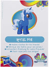 My Little Pony Wave 11 Royal Pin Blind Bag Card