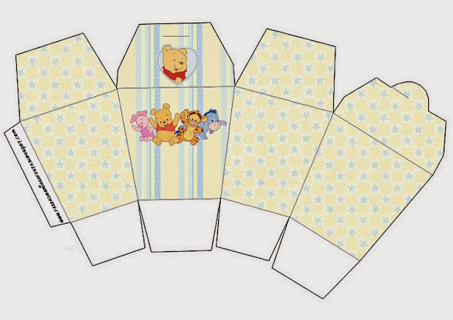 Winnie the Pool Baby: Free Printable Boxes.
