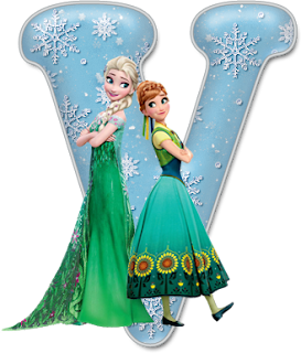 Alfabeto de Frozen Fever con Minúsculas. 