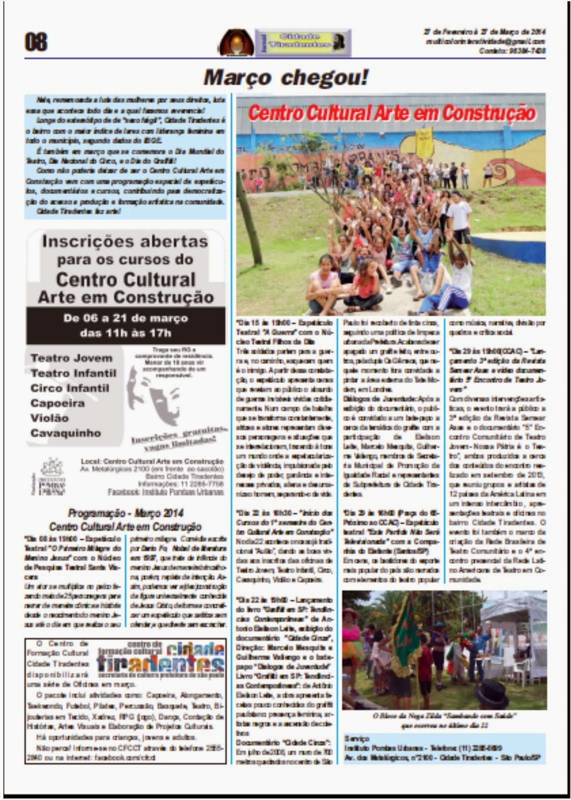 Jornal Cidade Tiradentes