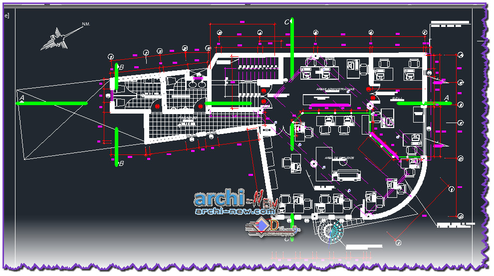 Download AutoCAD CAD DWG file Municipal city hall project Archinew