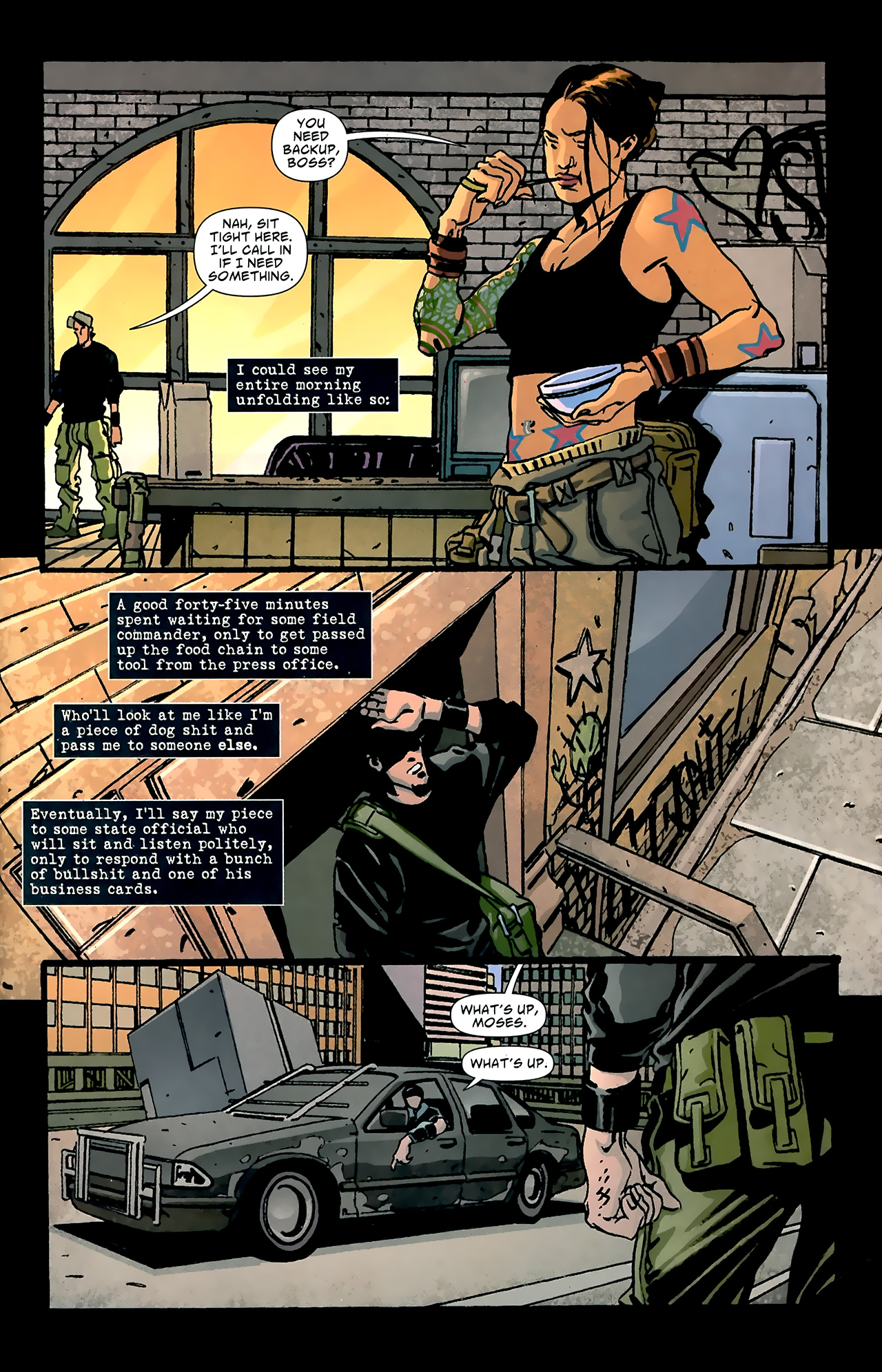 Read online DMZ (2006) comic -  Issue #48 - 13