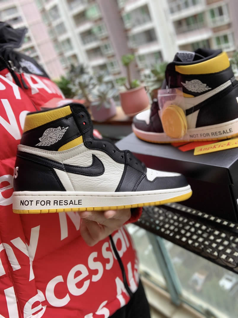 jordan 1 not for resale yellow release date