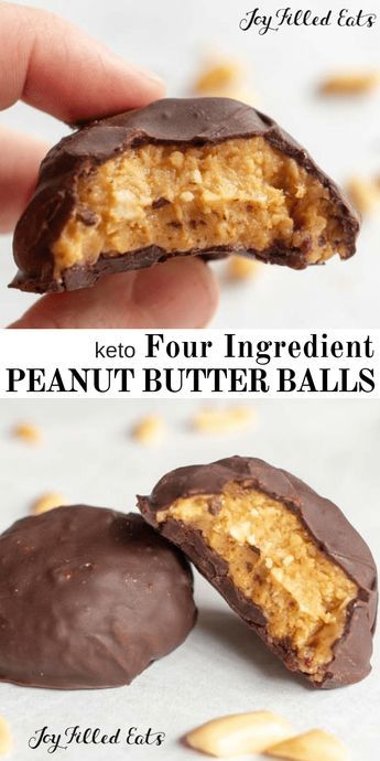 HEALTHY PEANUT BUTTER BALLS EASY KETO LOW CARB
