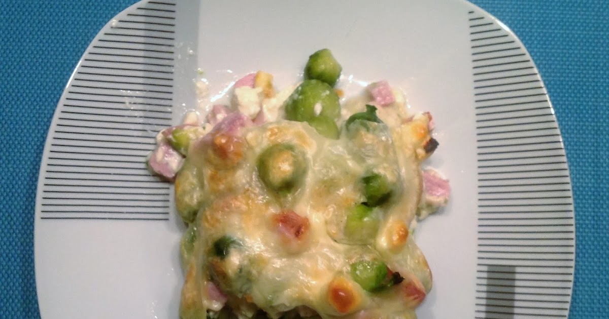 Wessels low carb Welt: Rosenkohl-Kassler-Käse-Auflauf