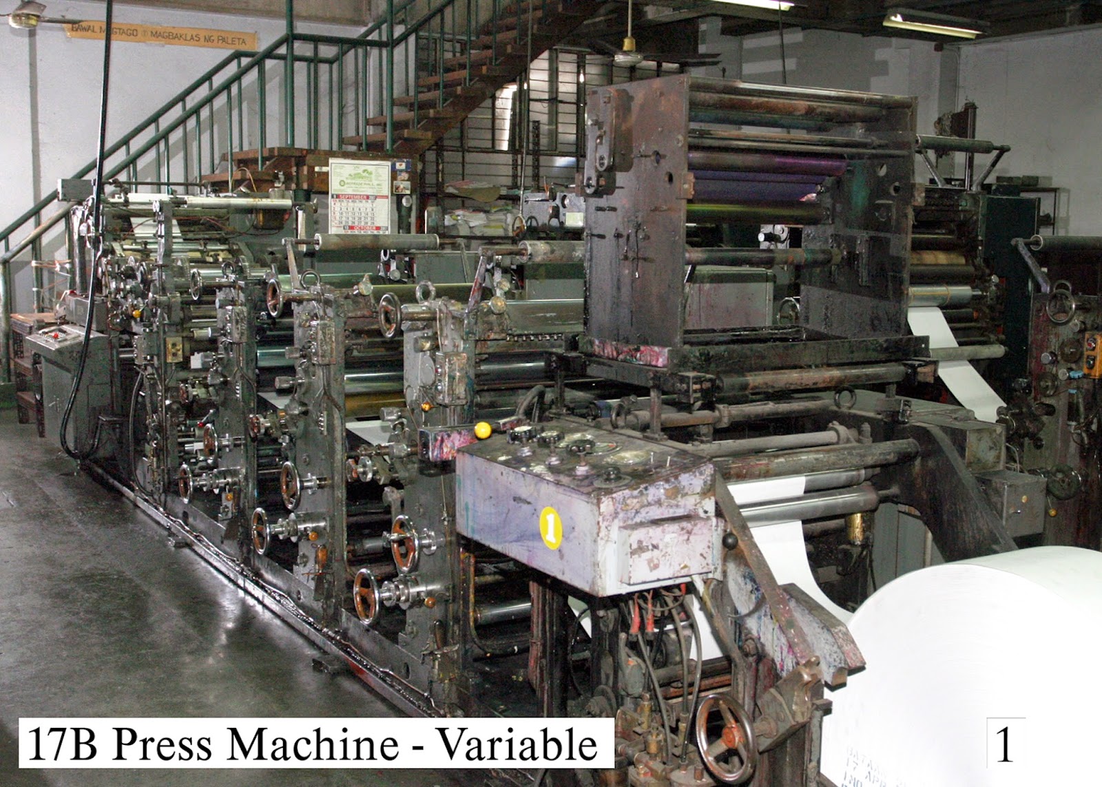Continuous Forms Printers for Sale 17B Press Machine Variable