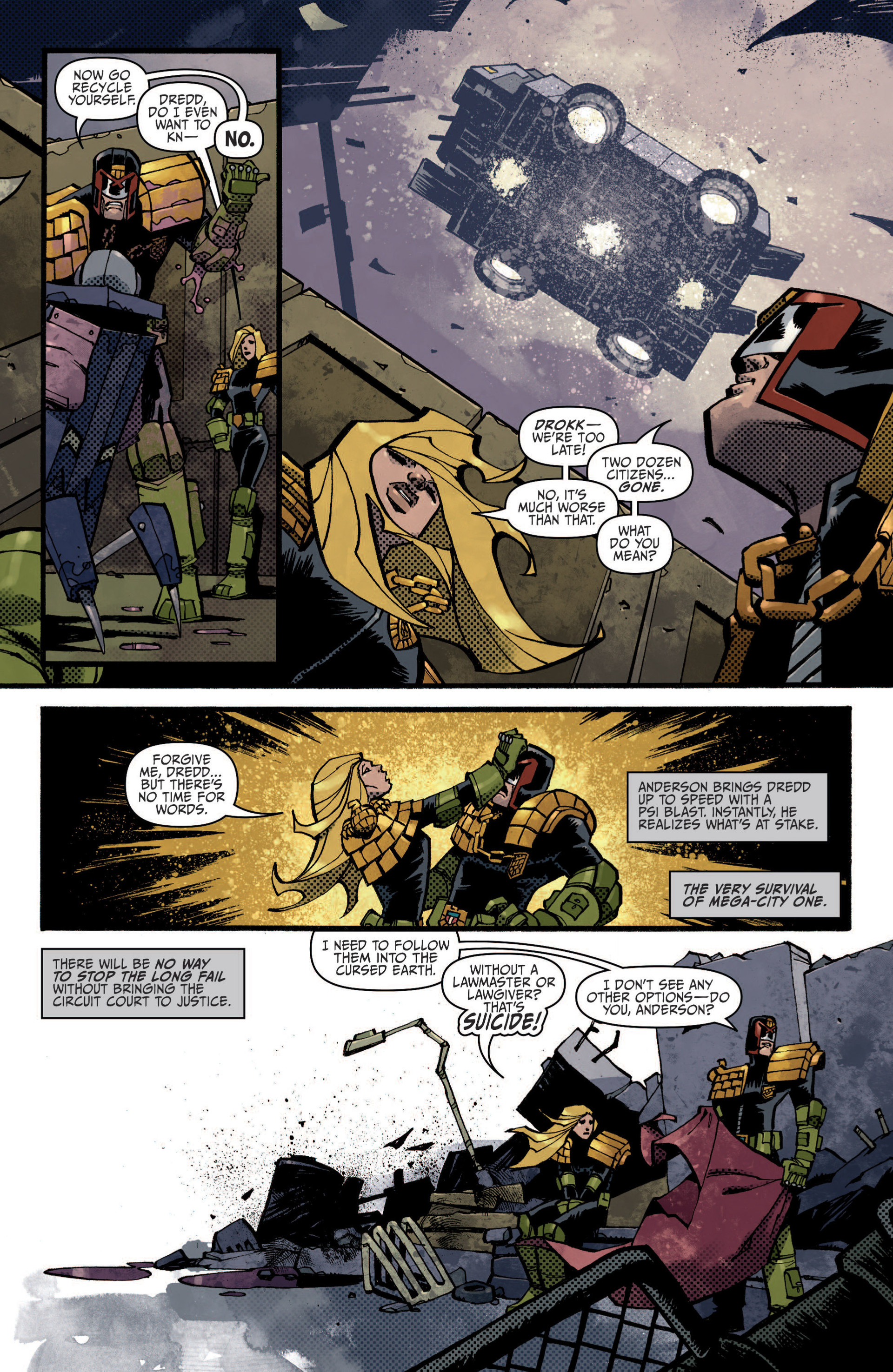 Read online Judge Dredd (2012) comic -  Issue #8 - 17