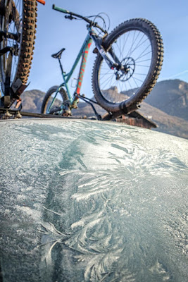 Biken im Winter MTB Kaltern Mt. Roen