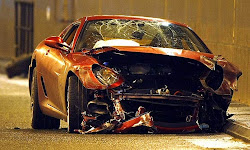 ronaldo ferrari cristiano cars crashed garage crash offered