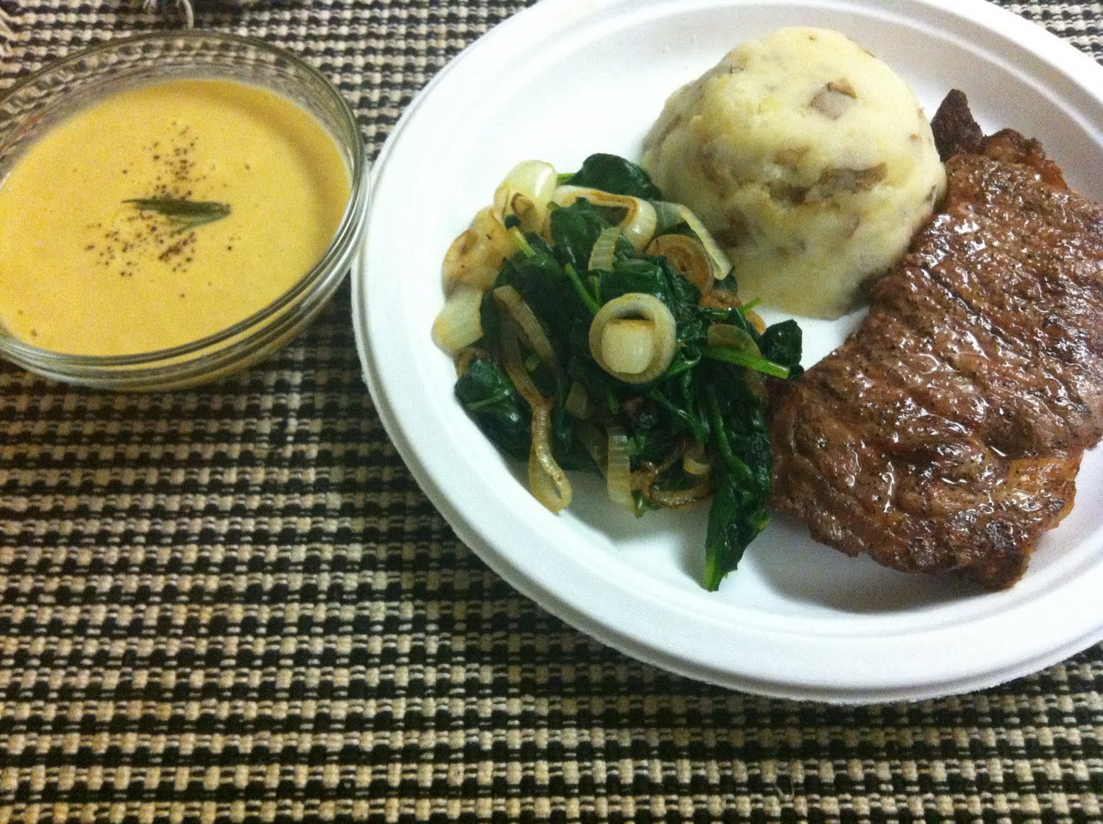 The Accidental Chef: Steak, Spinach, & Soups, Oh My!