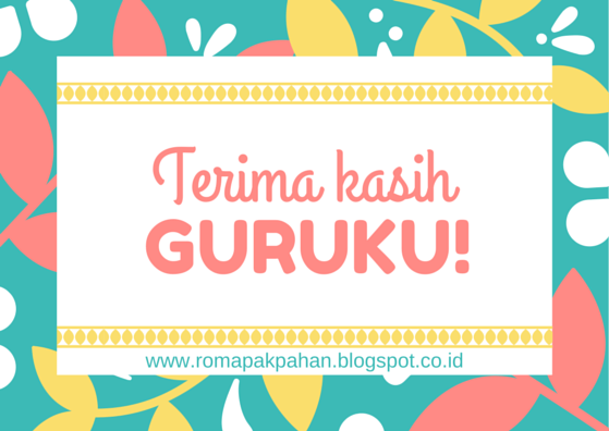 Tulisan Terima Kasih Guruku Newstempo