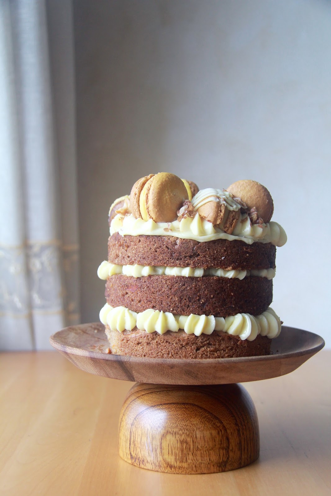 Crumbs and Cookies classic carrot cake with dreamy creamy white