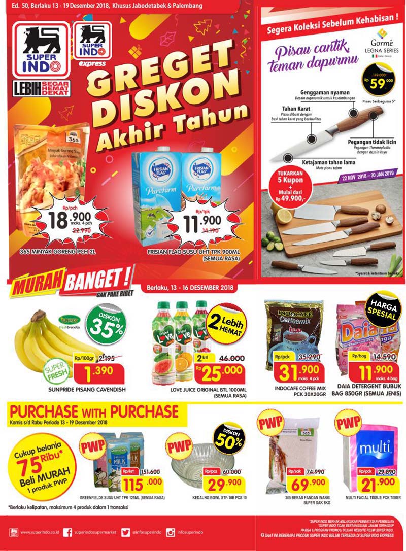 Superindo - Promo Katalog Greget Akhir Tahun Periode 13 - 19 Desember 2018 Superindo - Promo Katalog Greget Akhir Tahun Periode 13 - 19 Desember 2018