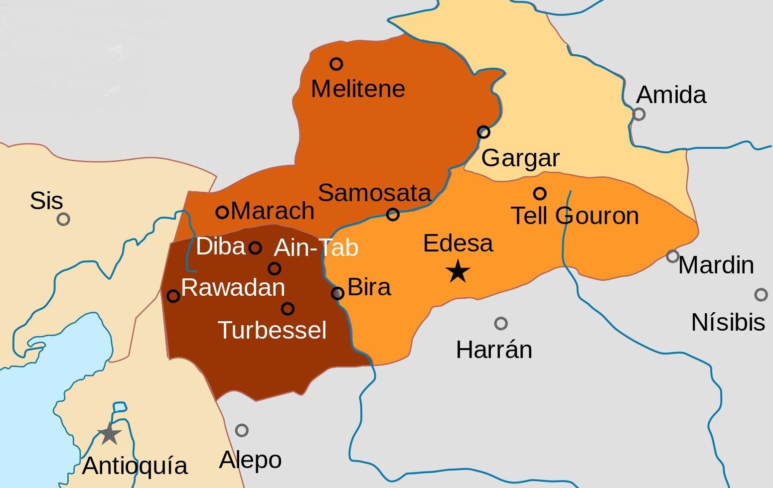 Bisanzio La contea di Edessa
