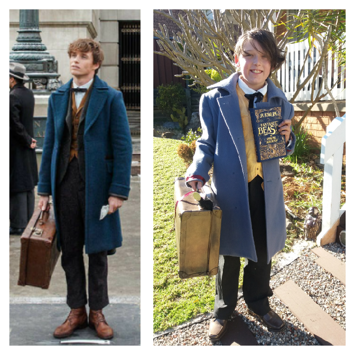 Newt Scamander DIY Costume Homemade Fantastic Beasts and Where to Find Them Where The Magic Is