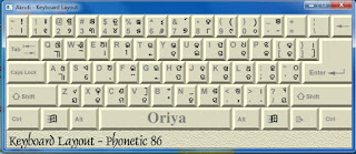  Akruti Odia Oriya 7.0Phonetic  86