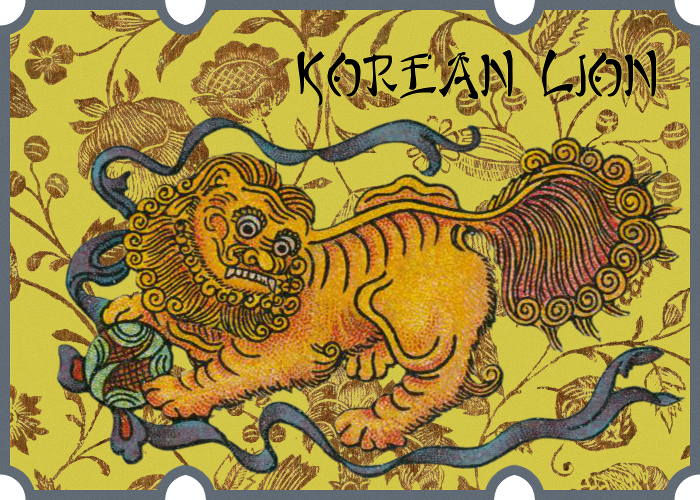 Anne's Creative Cornucopia "Korean Lion" ATC