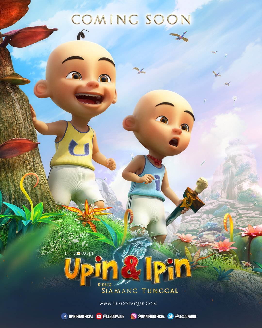 Saksikan Trailer Filem Animasi Upin & Ipin: Keris Siamang Tunggal