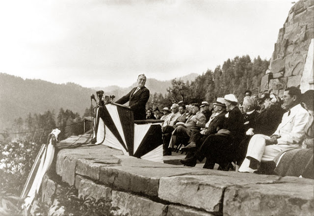2 September 1940 worldwartwo.filminspector.com President Roosevelt Great Smoky Mountains National Park