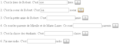 Les adjectifs possessifs