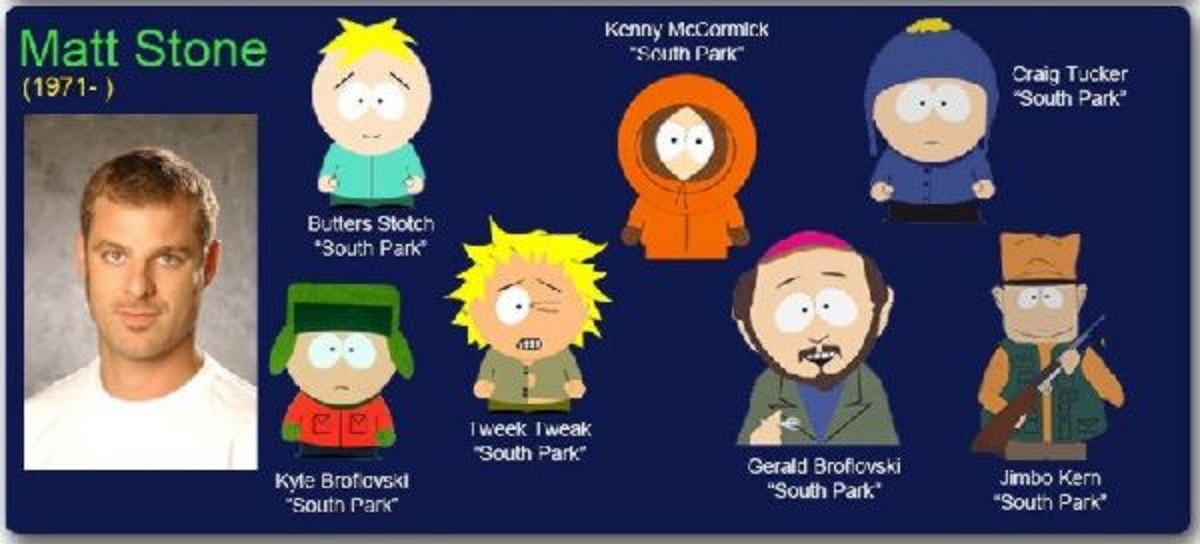 Южный парк имена персонажей с картинками
