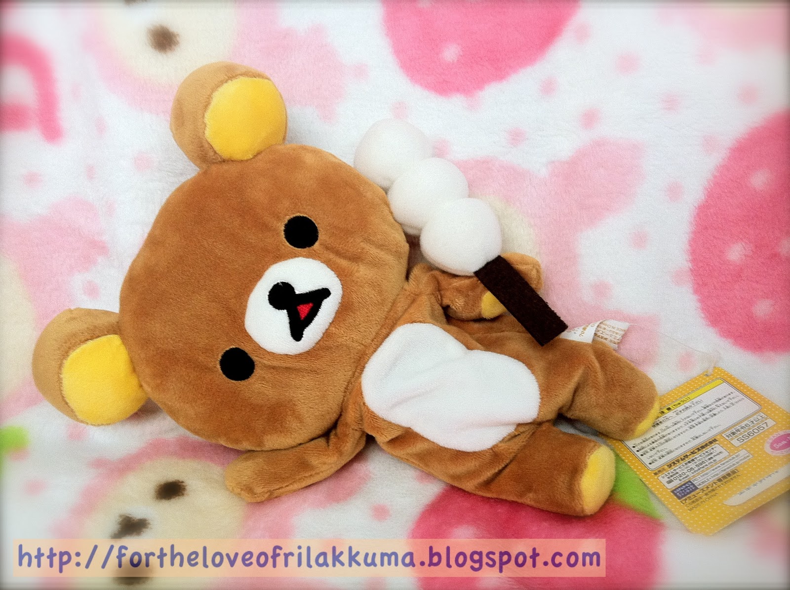 For The Love of Rilakkuma! For sale Medium size Rilakkuma with Dango