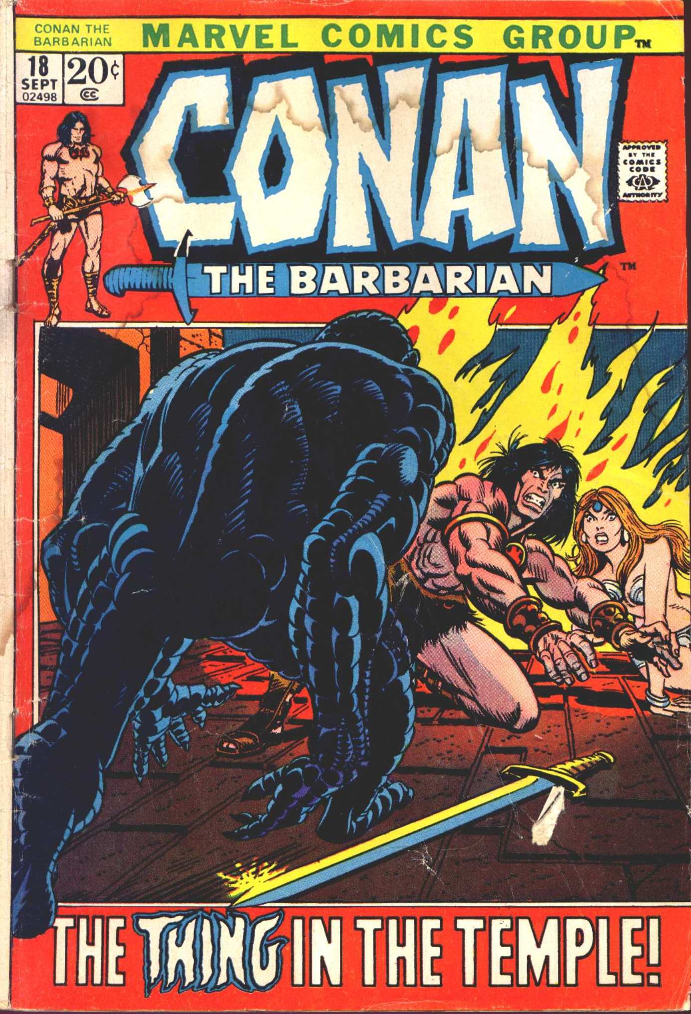 Read online Conan the Barbarian (1970) comic -  Issue #18 - 1