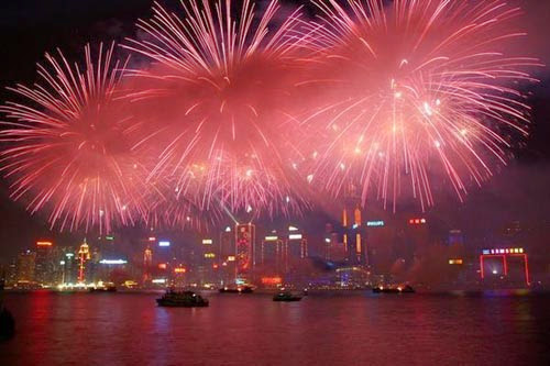 The Chinese New Year in Hong Kong, China