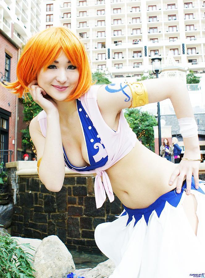 Check out some of these cute cosplay girls of One Piece cosplaying as Nami....