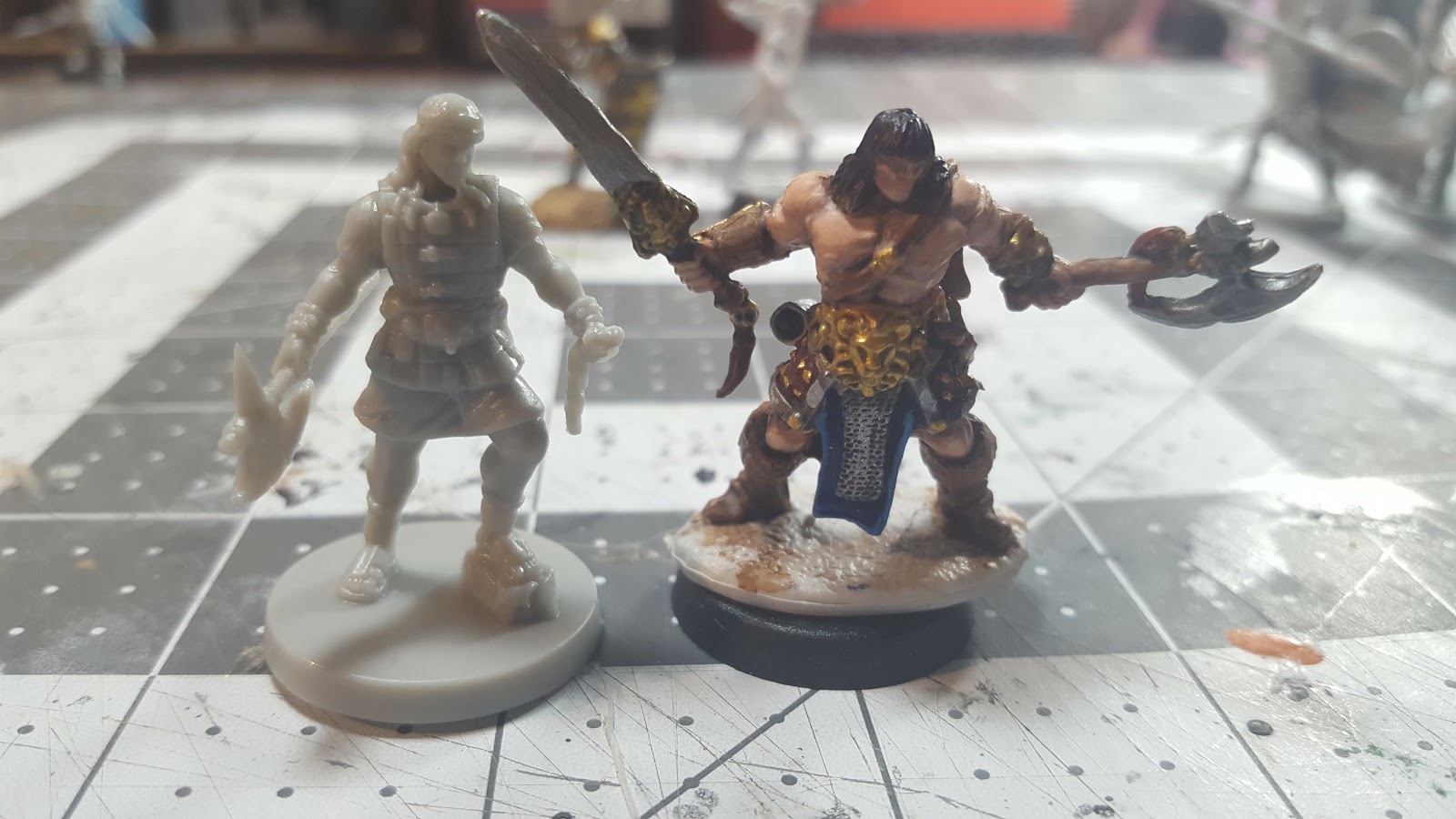 Miniature Scale Comparisons. Starships & Steel Miniature Scale