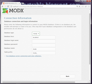 Install MODX Revolution ( Revo ) 2.5.1 on Windows 7 localhost - opensource PHP CMS / CMF tutorial 14