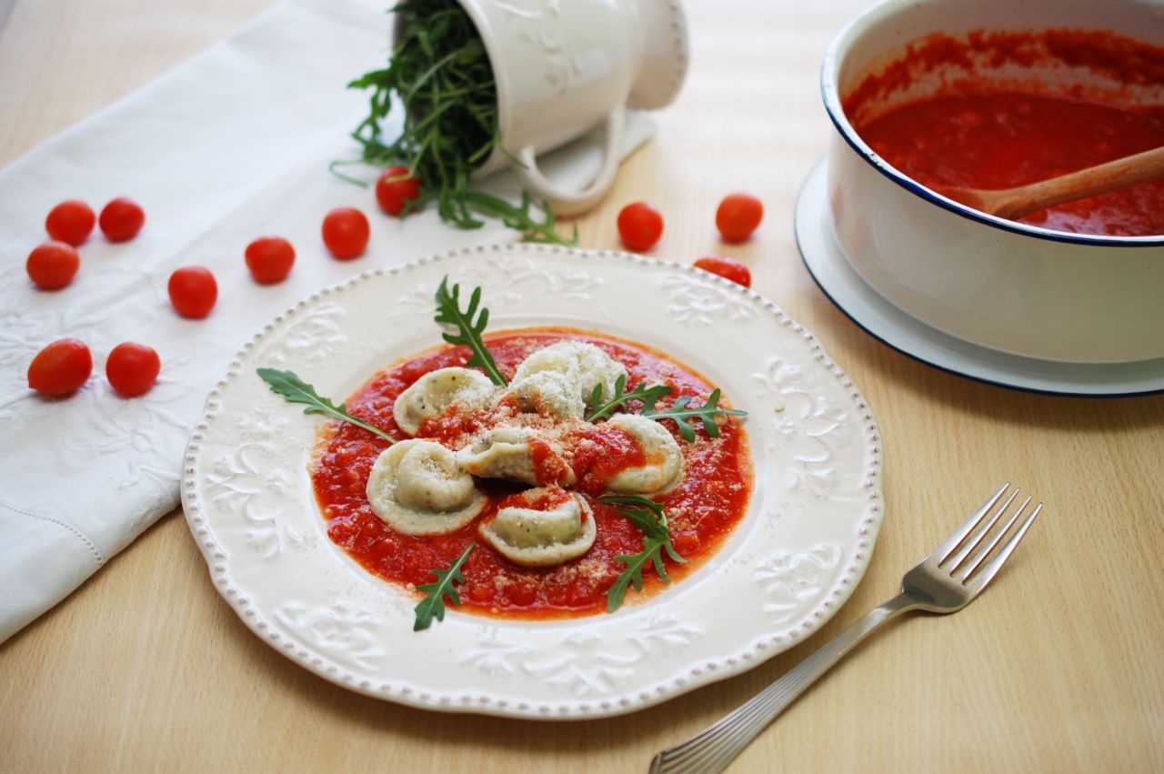 Tortellini de casa cu spanac