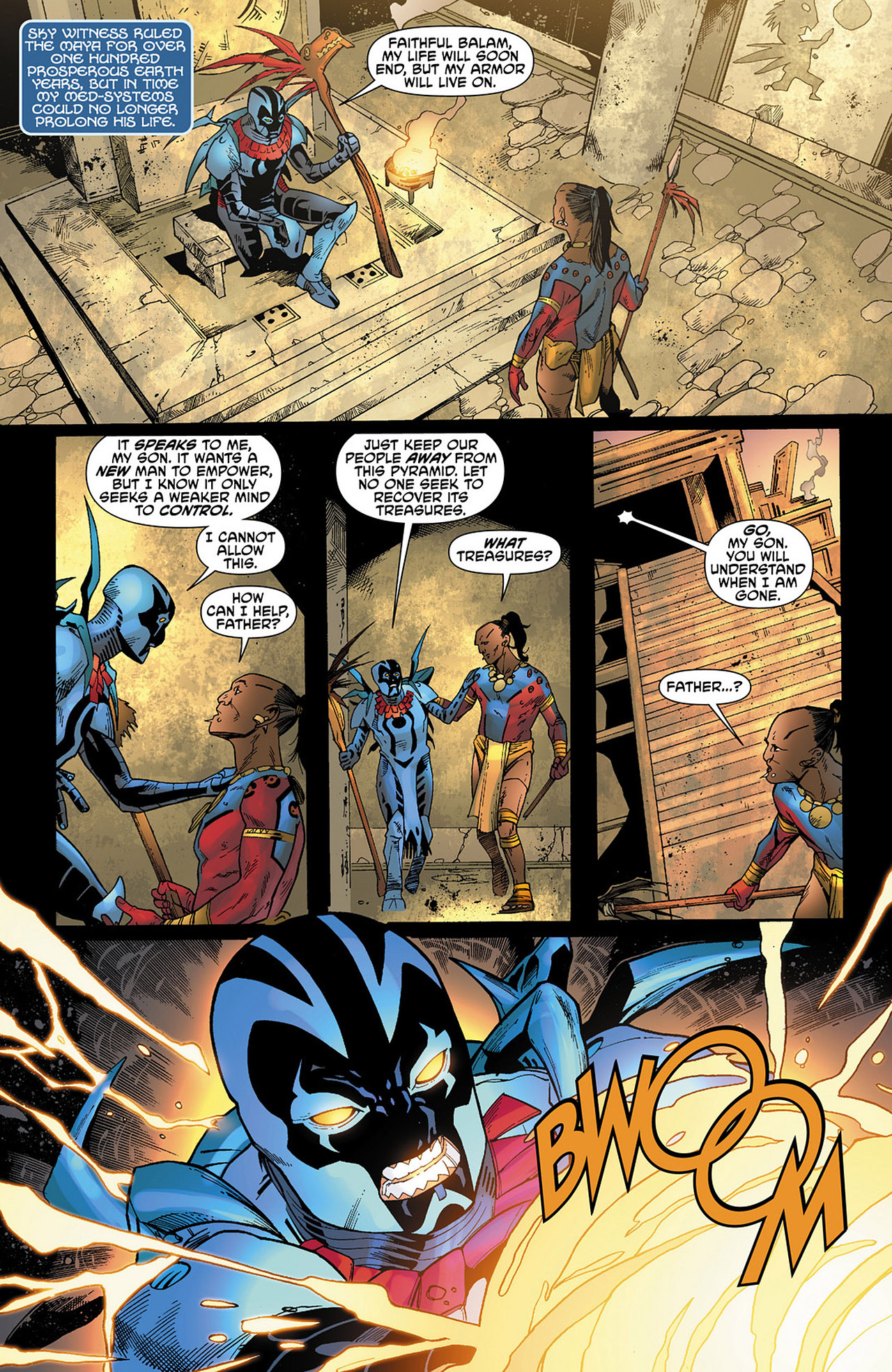 Read online Blue Beetle (2011) comic -  Issue #0 - 16