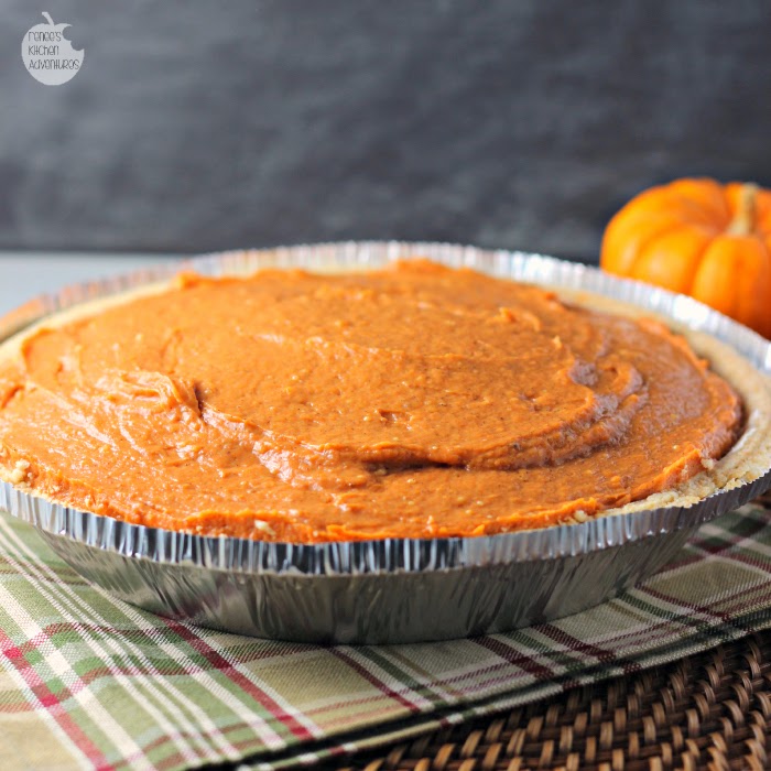 Double Layer No Bake Pumpkin Cheesecake | Renee's Kitchen Adventures