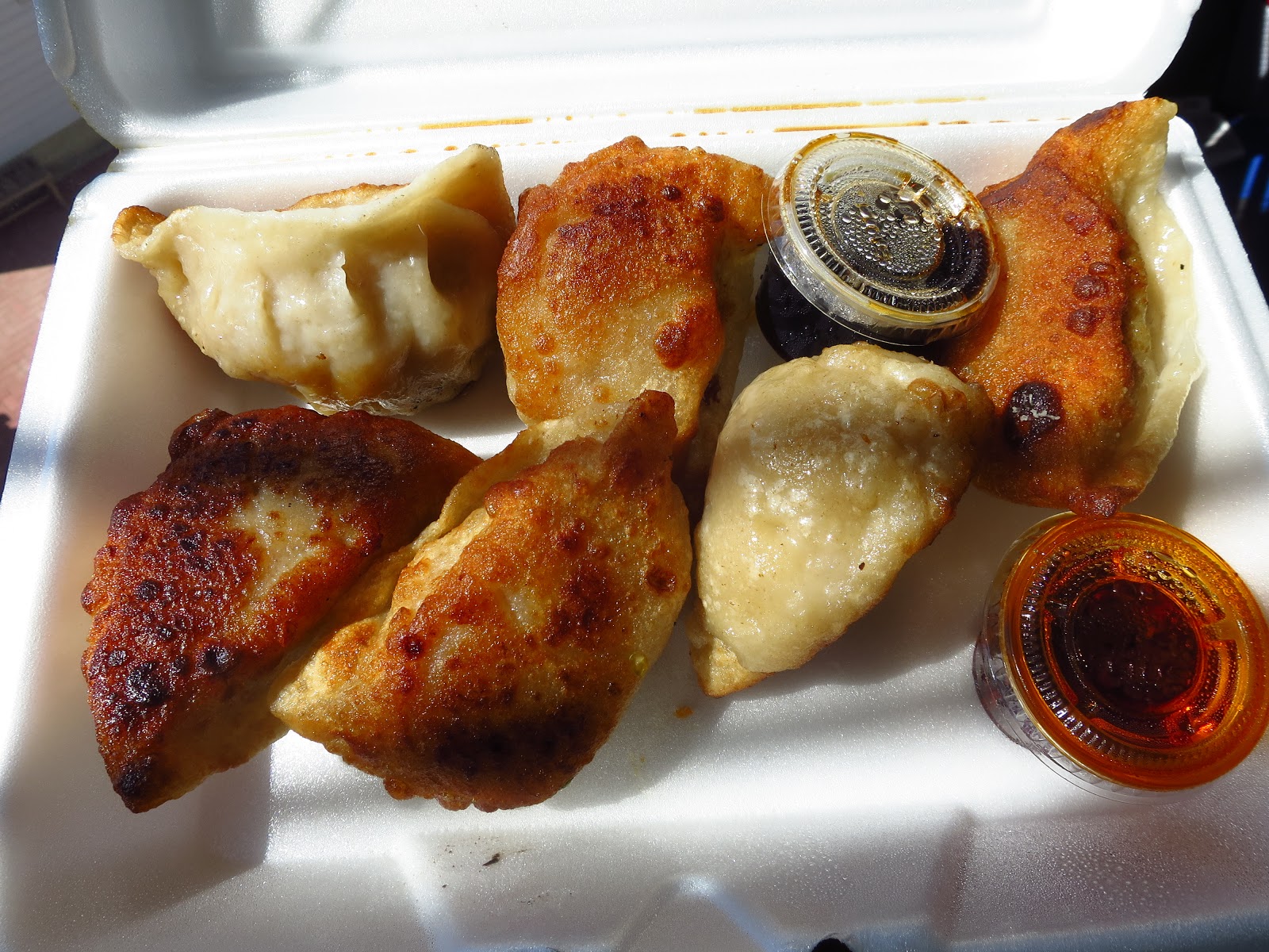 Smokin' Chokin' and Chowing with the King Potstickers in Chicago
