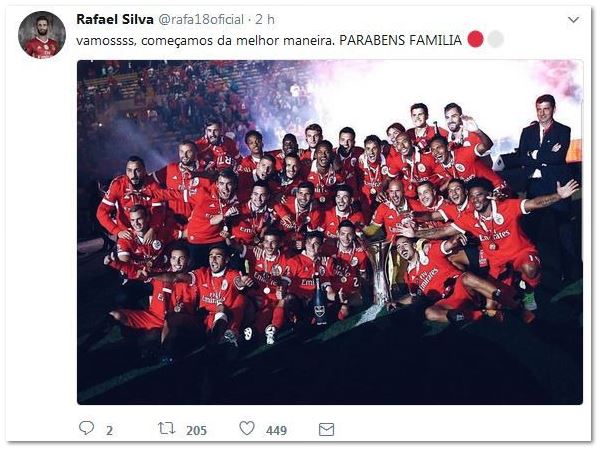 A supertaça é do Benfica A supertaça é do Benfica