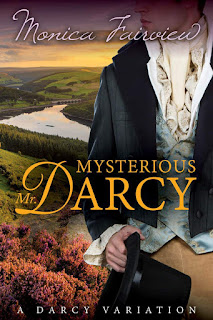 Book cover: Mysterious Mr Darcy by Monica Fairview