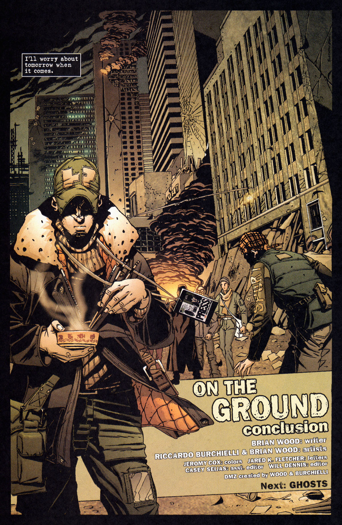 Read online DMZ (2006) comic -  Issue #3 - 23